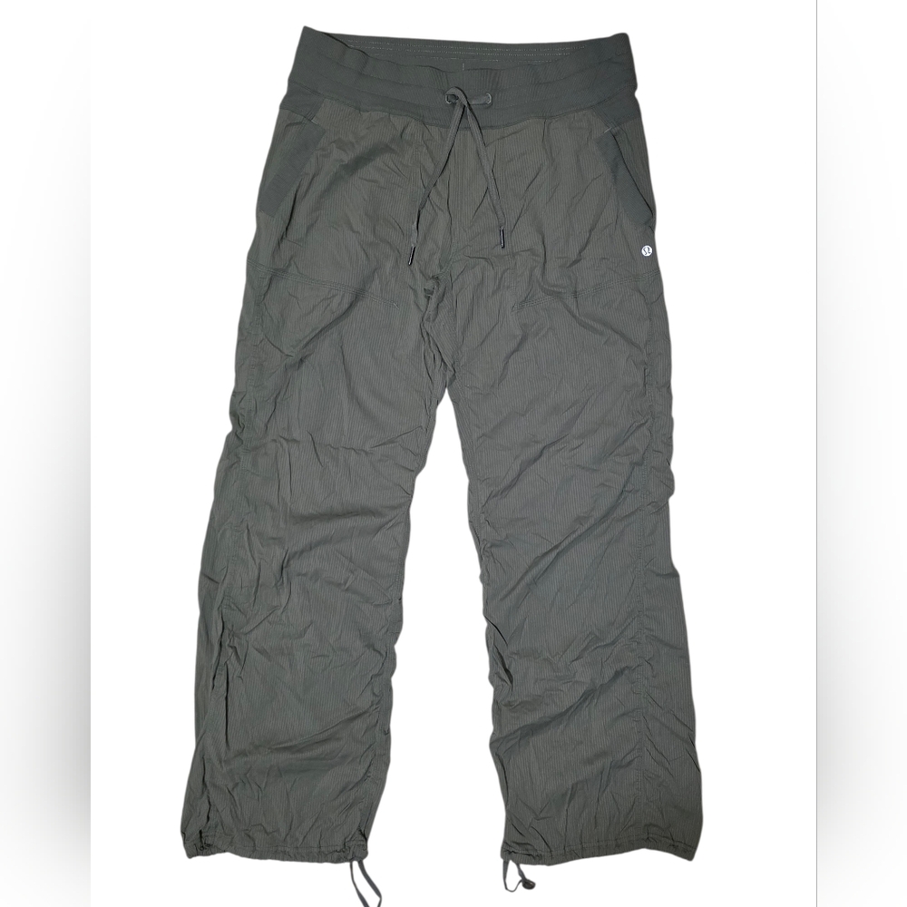 Lululemon Studio Pant Fatigue Green Size 12 - Picture 3 of 10